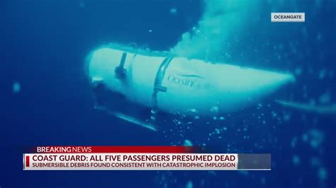 Pilot, crew of Titan submersible believed to be dead, expedition company says